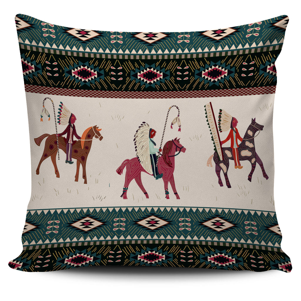 Powwow Store gb nat00284 native american chief horse pillow covers