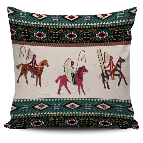 Powwow Store gb nat00284 native american chief horse pillow covers