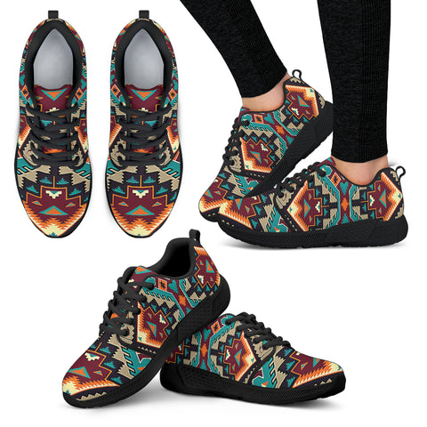 GB-NAT00016 Native American Culture Design Women's Athletic Sneaker