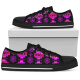 GB-NAT00720-09 Tribes Pattern Native American Low Top Canvas Shoe