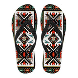 Tribal Colorful Pattern Native American Flip Flops