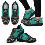 Running Wolf Turquoise Athletic Sneakers