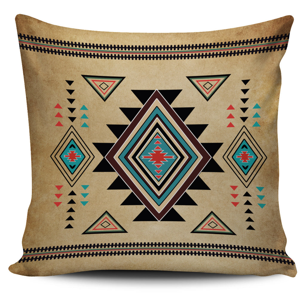 GB-NAT00076-PILL01 Southwest Symbol Native American Pillow Covers