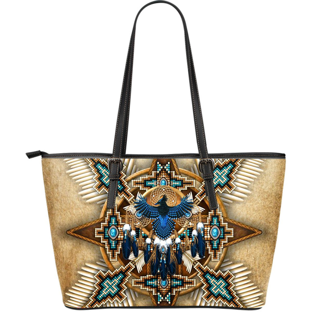 Mandala Brown Owl Native American Handbag