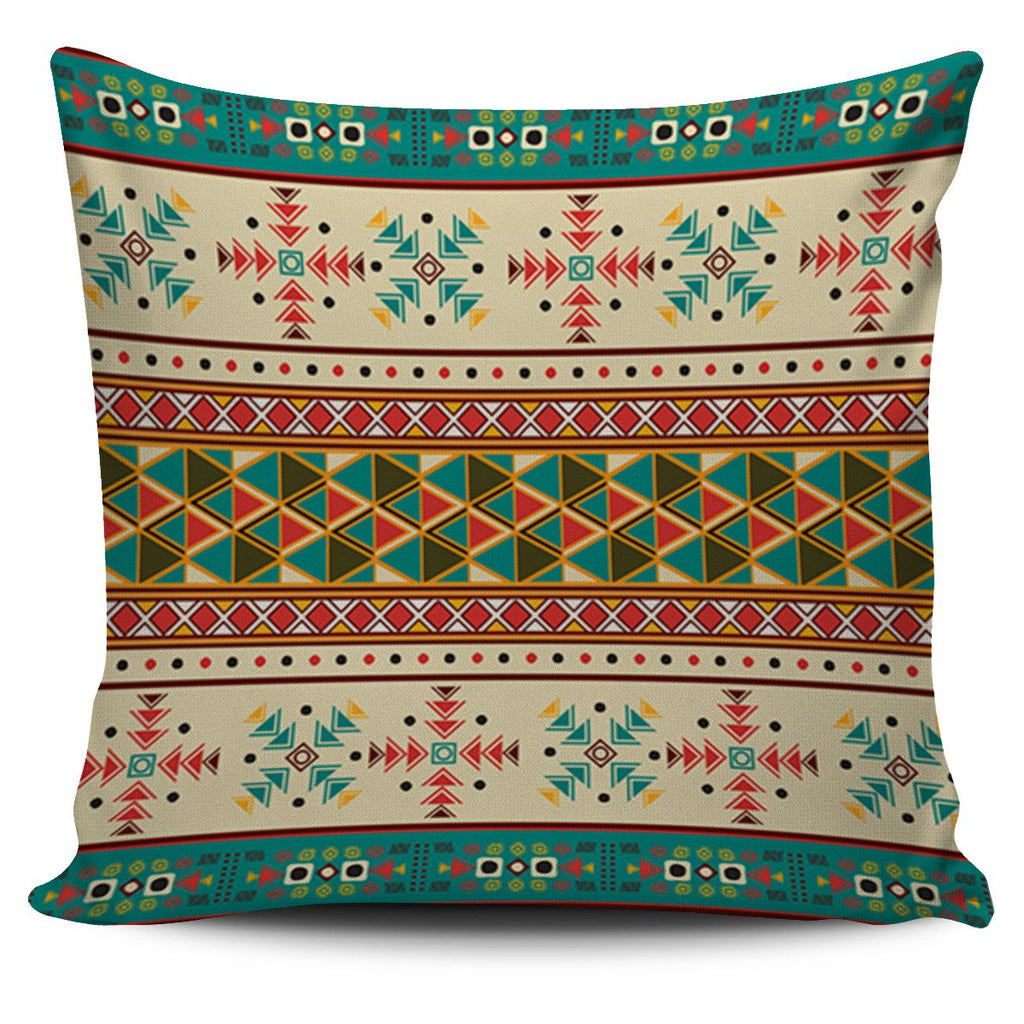 Tribe Borders Pattern Native American Pillow Covers