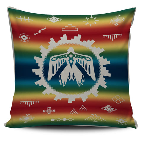 Thunderbird Rainbow Native American Pillow Covers