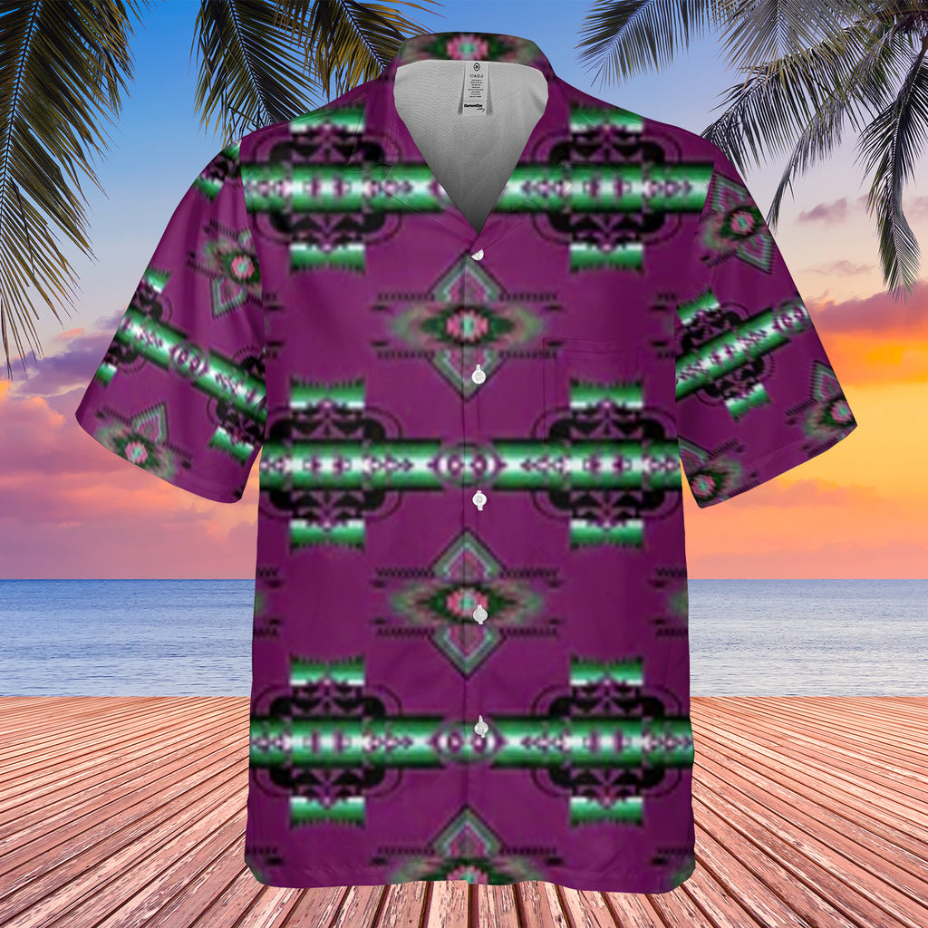 Powwow StoreGBHW00097 Pattern Native Hawaiian Shirt 3D