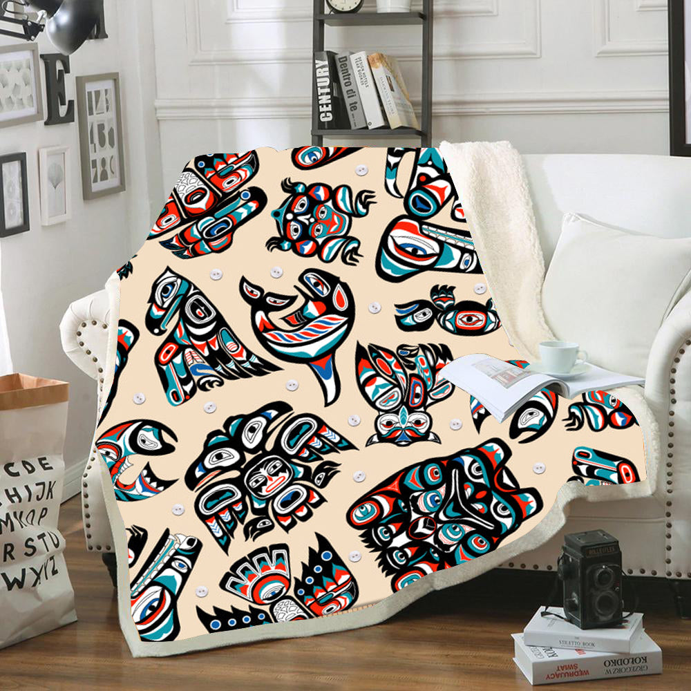 BLK0045 Pattern Tribal Native Blanket