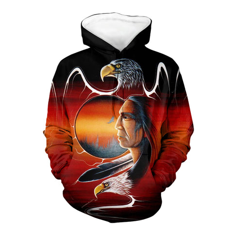 Powwow Store gb nat00410 chief eagle native 3d hoodie