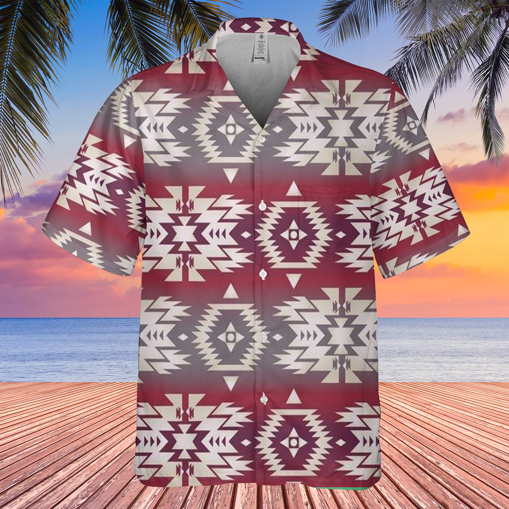 Powwow StoreGBHW00093 Pattern Native Hawaiian Shirt 3D