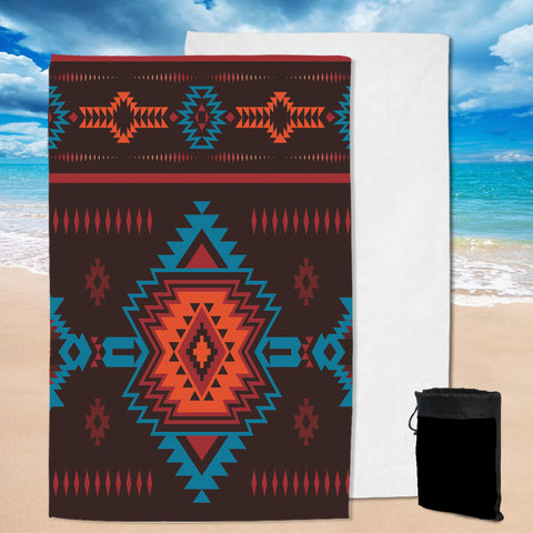 GB-NAT00603 Navajo Seamless Pattern Pool Beach Towel