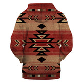 Powwow Store gb nat00335 red arrow native american 3d hoodie