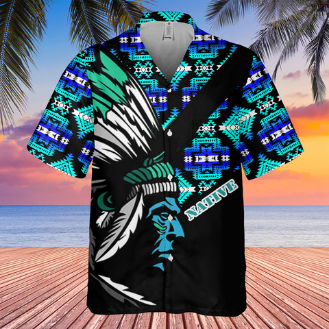 GB-HW000156 Pattern Native Hawaiian Shirt 3D