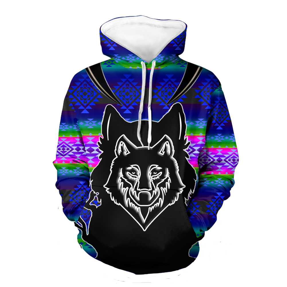 Powwow StoreHD000105 Native American Pride  3D Hoodie