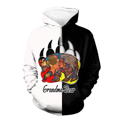 Powwow StoreHD00068 Native American Pride  3D Hoodie