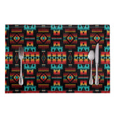 Powwow Store gb nat00046 02 black native pattern native table mats