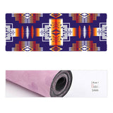 Powwow Store gb nat0004purple pattern native american yoga mat