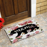 Powwow Store gb nat00195 mama bear flower rose native doormat