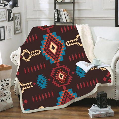 Powwow StoreBLK0050 Pattern Tribal Native Blanket