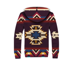 Powwow Storegb nat00736 pattern native 3d fleece hoodie