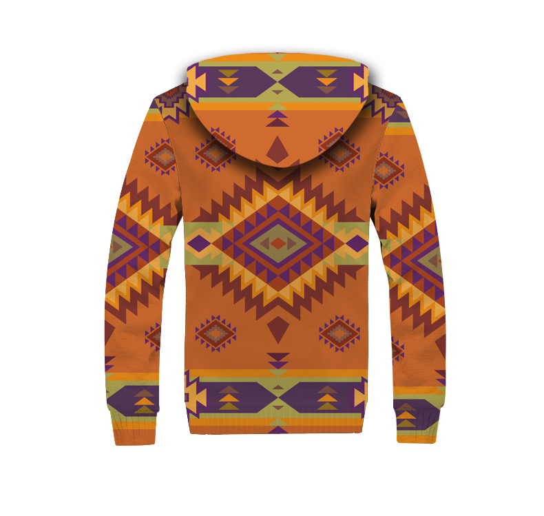 Powwow Storegb nat00738 pattern native 3d fleece hoodie