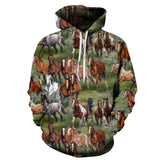 Horse Riding Native American Pride All Over Hoodie no link - Powwow Store
