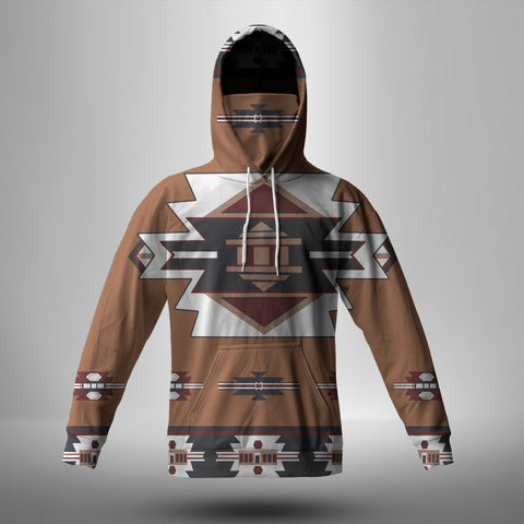 Powwow Store gb nat00012 united tribes native american 3d hoodie with mask