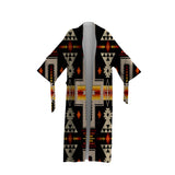 Powwow Store gb nat00062 01 black pattern night robe