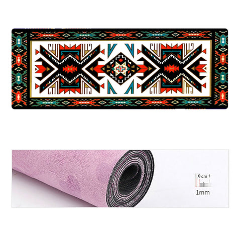 Powwow Store gb nat00049 tribal colorful pattern native american yoga mat