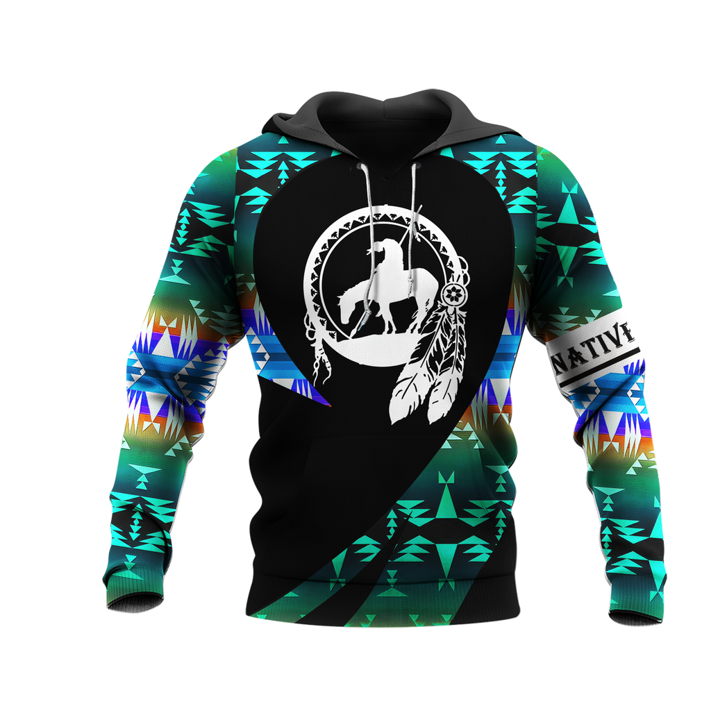 HD000232 Pattern Native Pride 3D Hoodie