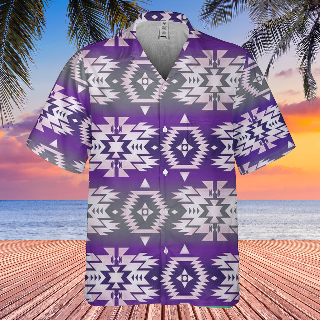 Powwow StoreGBHW00091 Pattern Native Hawaiian Shirt 3D