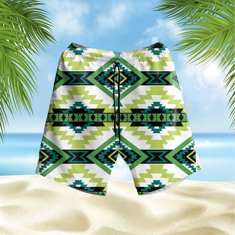 Powwow StoreGBHS00041 Pattern Native Hawaiian Shorts