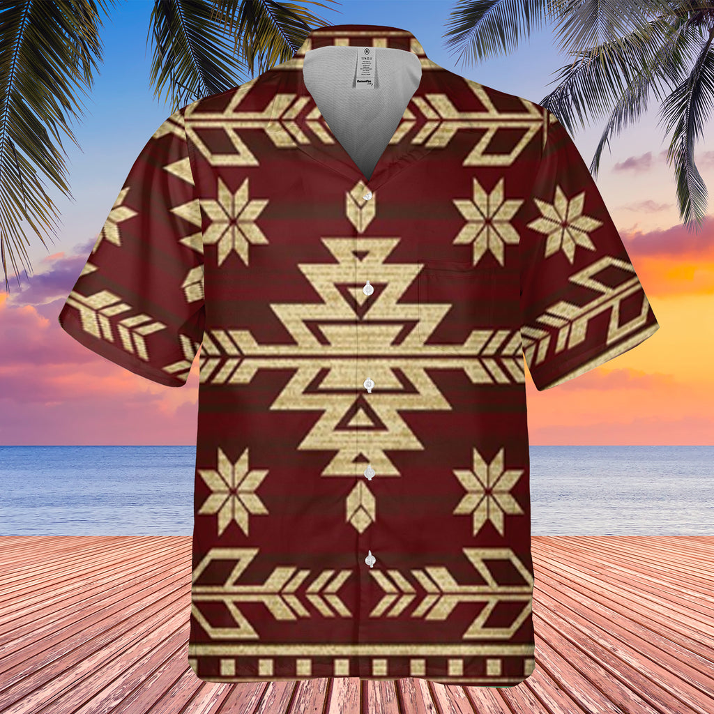 Powwow StoreGBHW00089 Pattern Native Hawaiian Shirt 3D