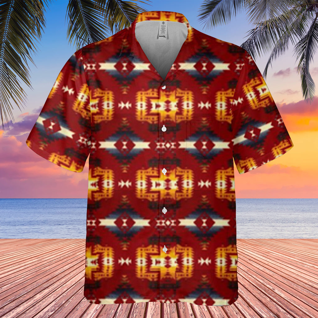 Powwow StoreGBHW00088 Pattern Native Hawaiian Shirt 3D