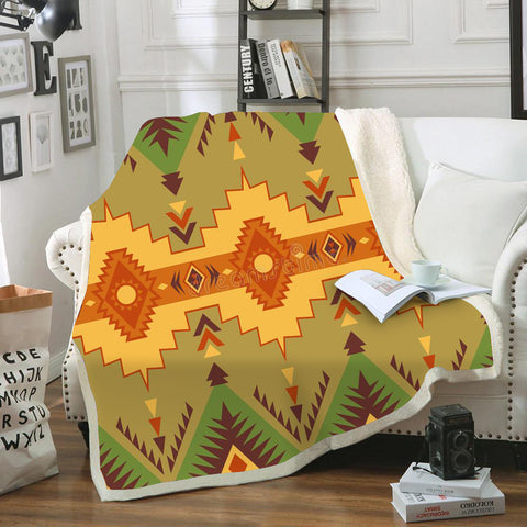 Powwow StoreBLK0057 Pattern Tribal Native Blanket