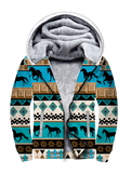 Powwow StoreSFH0032 Native American 3D Fleece Hoodie