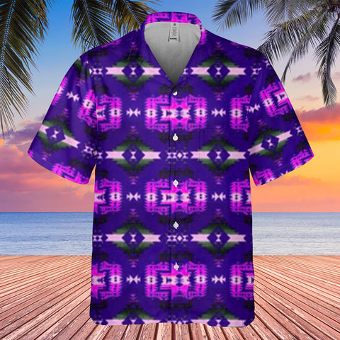 Powwow StoreGBHW00087 Pattern Native Hawaiian Shirt 3D