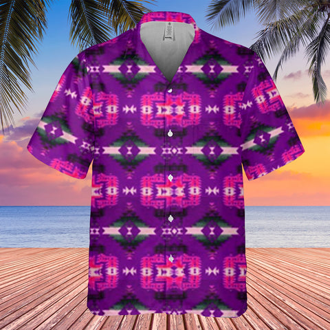 Powwow StoreGBHW00086 Pattern Native Hawaiian Shirt 3D