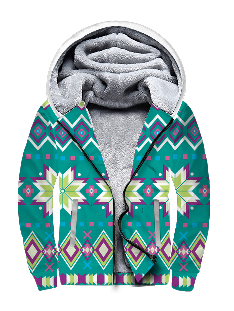 Powwow StoreSFH0029 Native American 3D Fleece Hoodie