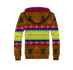 Powwow Storegb nat00680 07 purple light pattern native 3d fleece hoodie