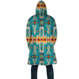 GB-NAT00062-05 Turquoise Tribe Design Native American Cloak