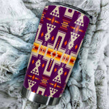 Powwow Store gb nat00062 09 purple tribe design native american 20oz tumbler