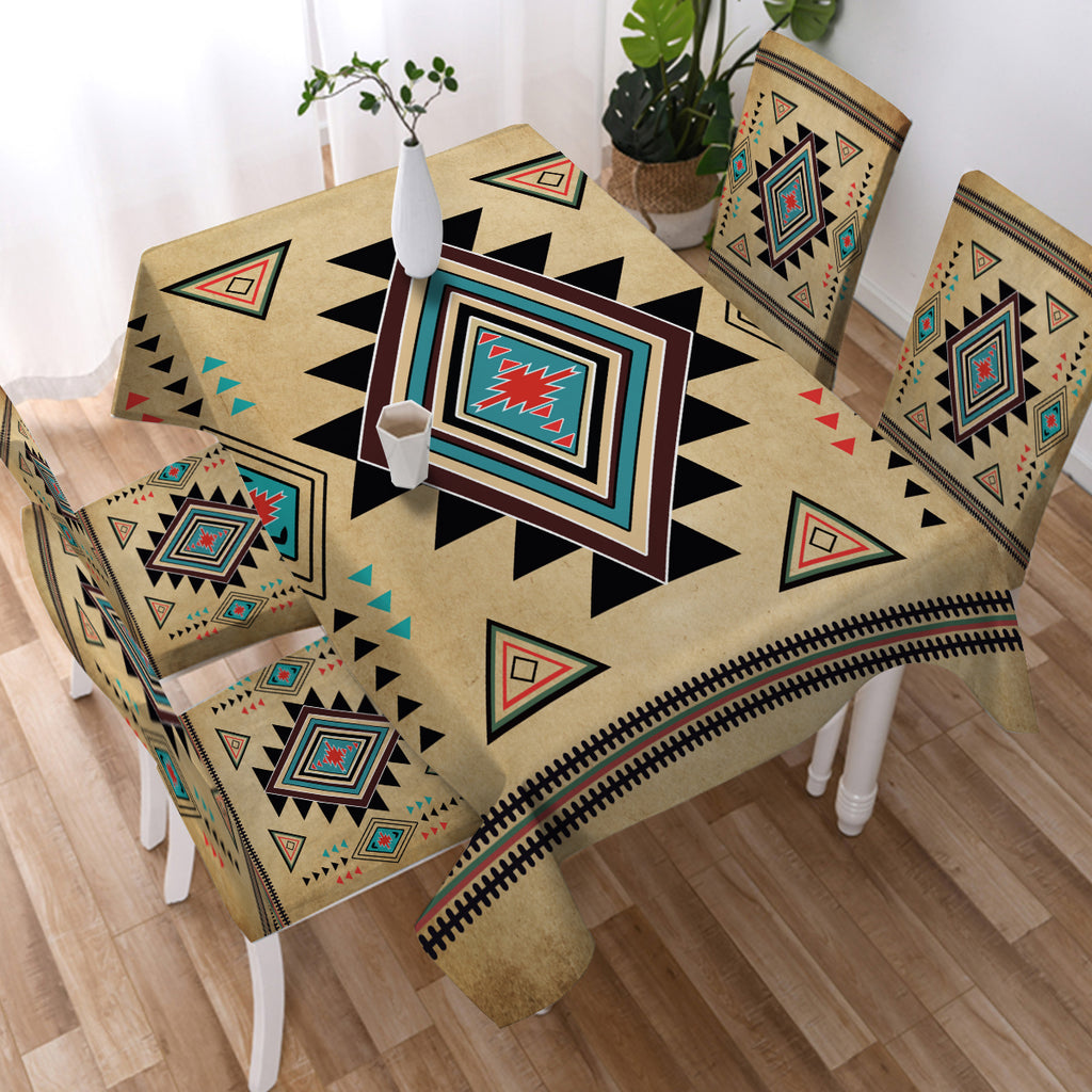 GB-NAT00076 Southwest Symbol Native American Tablecloth