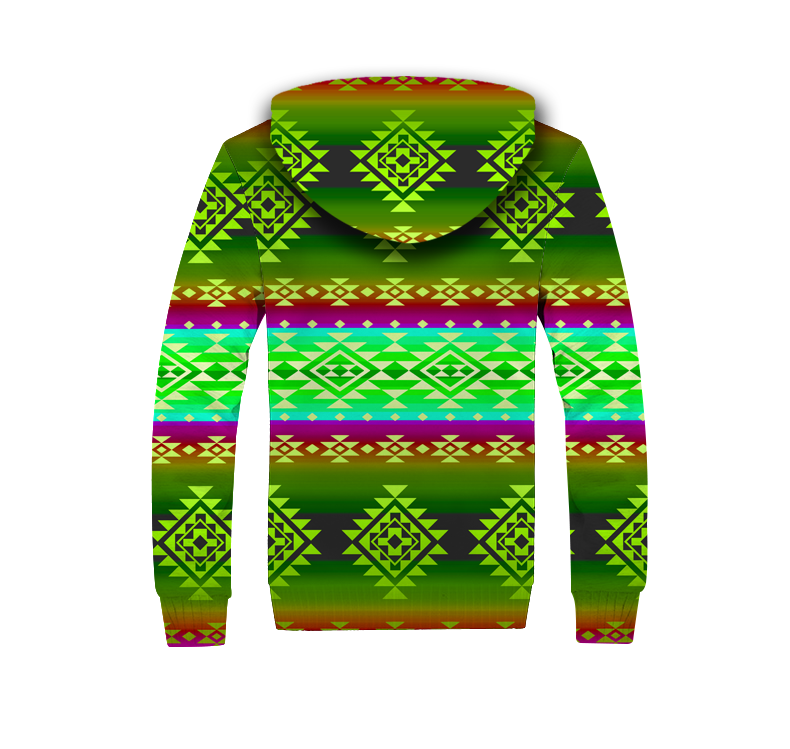 Powwow Storegb nat00680 05 purple light pattern native 3d fleece hoodie