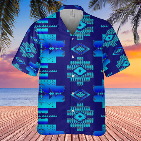 Powwow StoreGBNAT0072013  Pattern Native Hawaiian Shirt 3D