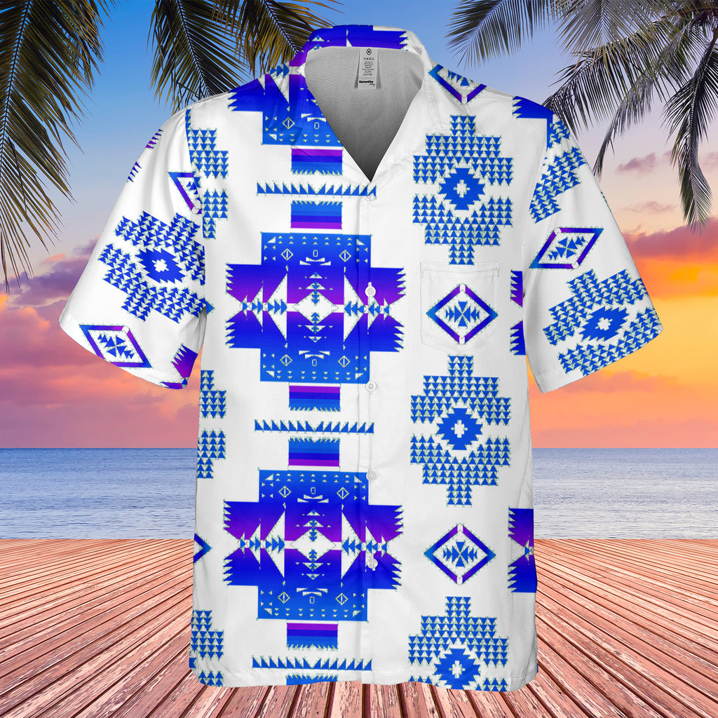 Powwow StoreGBNAT0072011 Pattern Native Hawaiian Shirt 3D