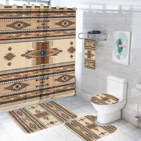 BS-00060 Pattern Native American Bathroom Set