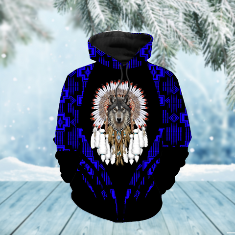 Powwow StoreHD000300 Pattern Native Pride 3D Hoodie