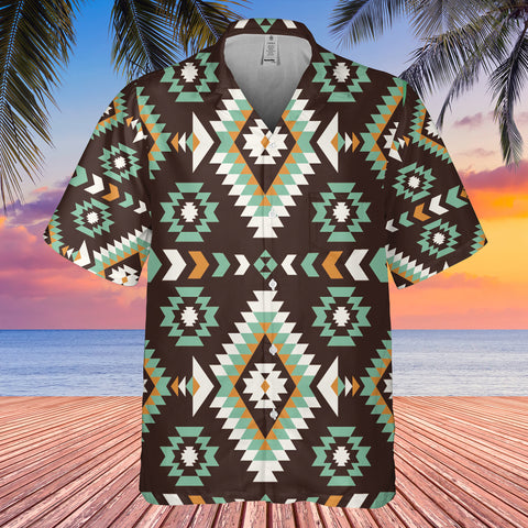 Powwow StoreGBHW000122 Pattern Native Hawaiian Shirt 3D