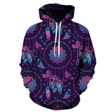 Moonlight Dreamcatcher Native American All Over Hoodie - Powwow Store